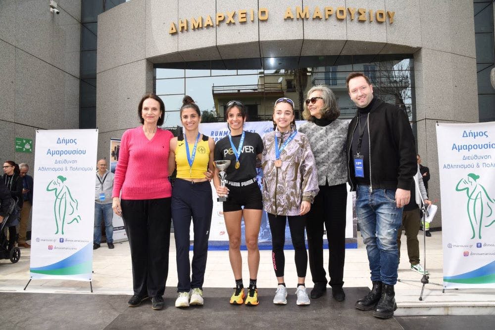 Run Marousi: Πρωτιές για Γαλανόπουλο, Μαρινάκου, Διακοστεφανή και Κυριακοπούλου runbeat.gr